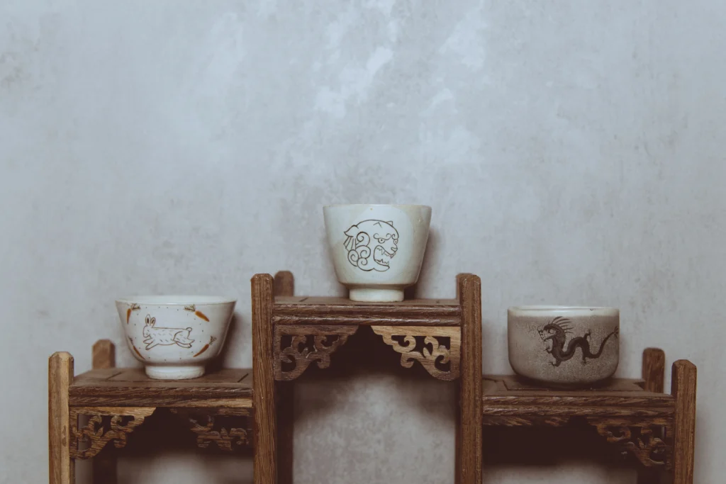 ochtendritueel met thee en meditatie